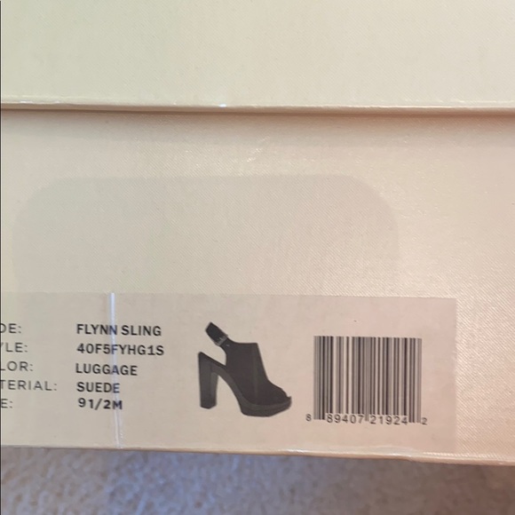 New Michael Kors Flynn Sling shoes - Picture 5 of 5